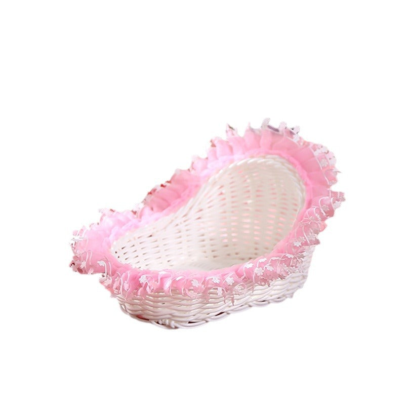 Decorative Woven Lace Basket Kalsten