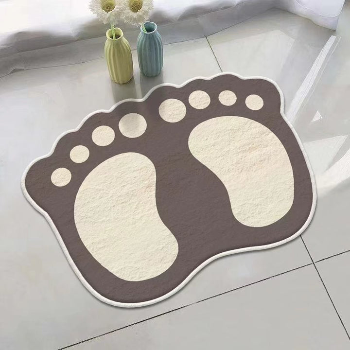 Footprint-Themed Decorative Area Mat Kalsten