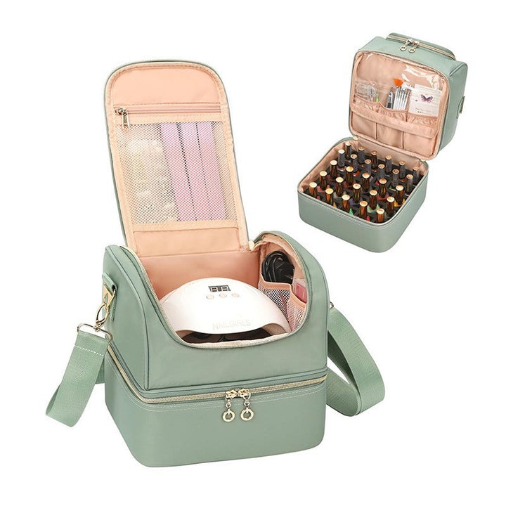 Cosmetic organizer bag with multifunctional compartments Kalsten