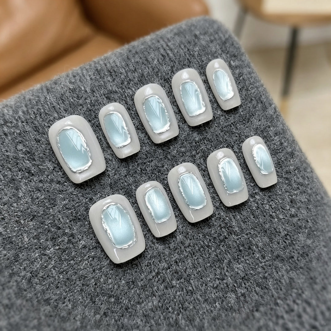 Luxurious Glossy Press-On Nail Set