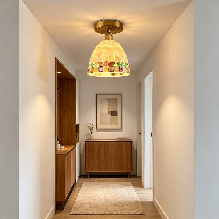 Elegant Mosaic Ceiling Light