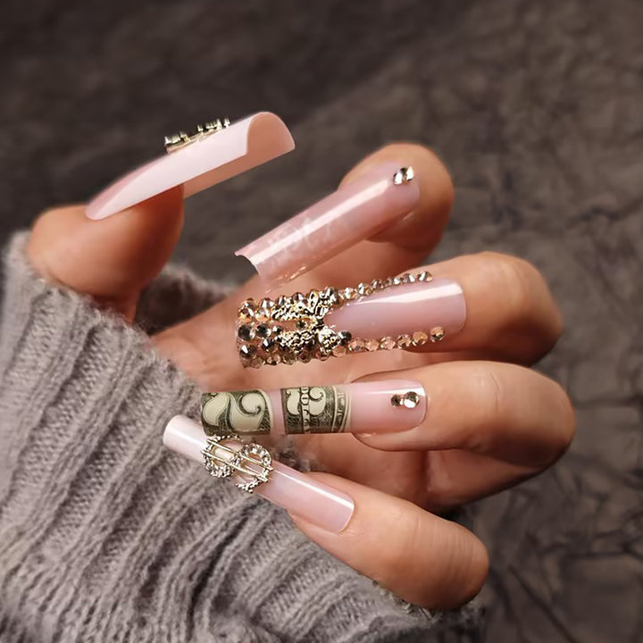 Artistic Decorative Press-On Nails Kalsten
