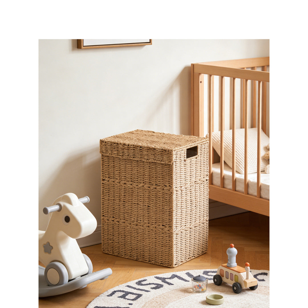 Natural Straw Storage Basket Kalsten