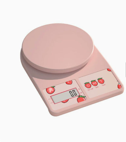 Digital Food Measurement Scale with Strawberry Design