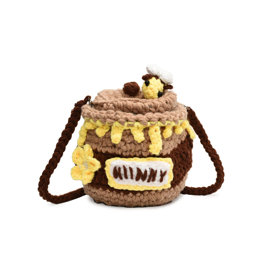 Fun Crochet Honey Jar Mini Bag
