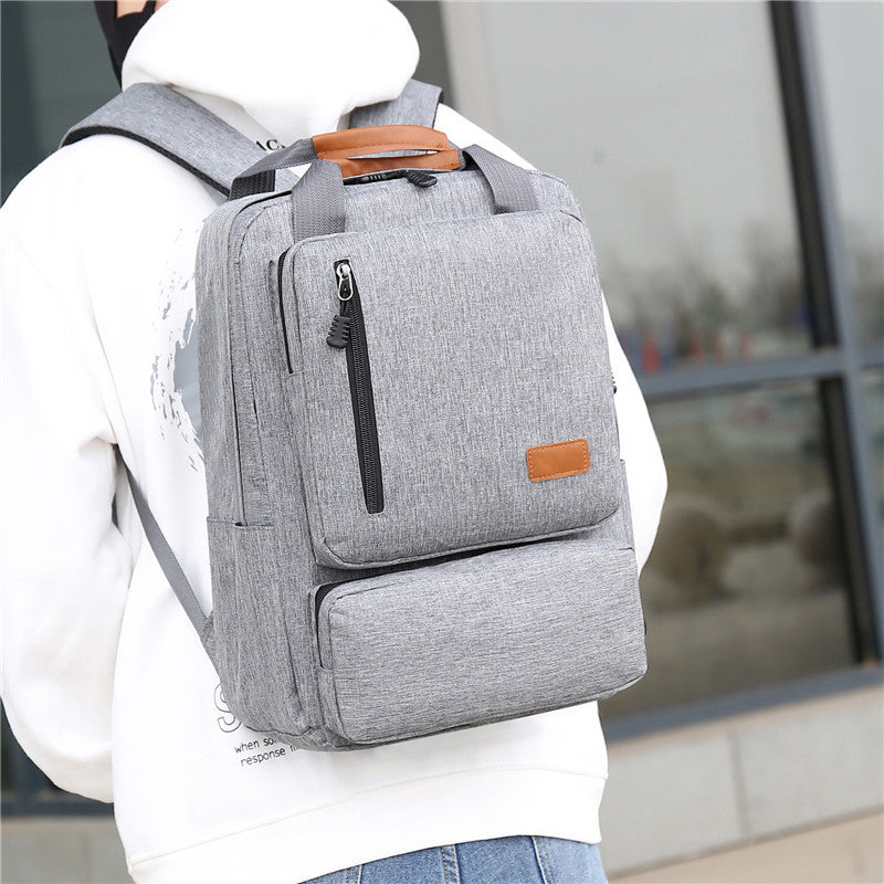 Multi-Compartment Travel Backpack with Detachable Sling Bag Kalsten