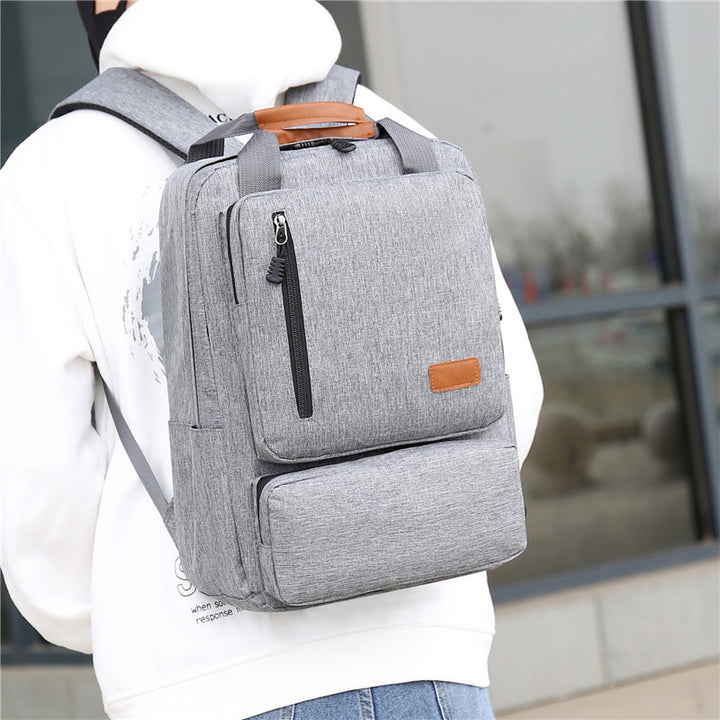 Multi-Compartment Travel Backpack with Detachable Sling Bag Kalsten