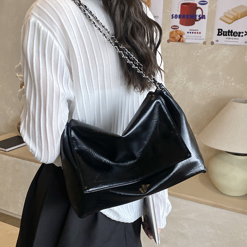 Chic Foldover Shoulder Bag Kalsten