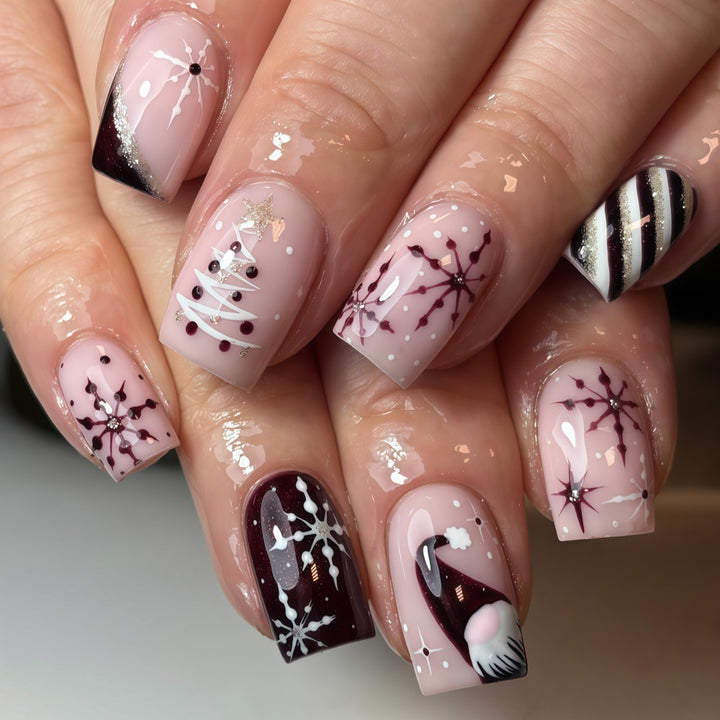Creative Christmas Nail Design Set Kalsten