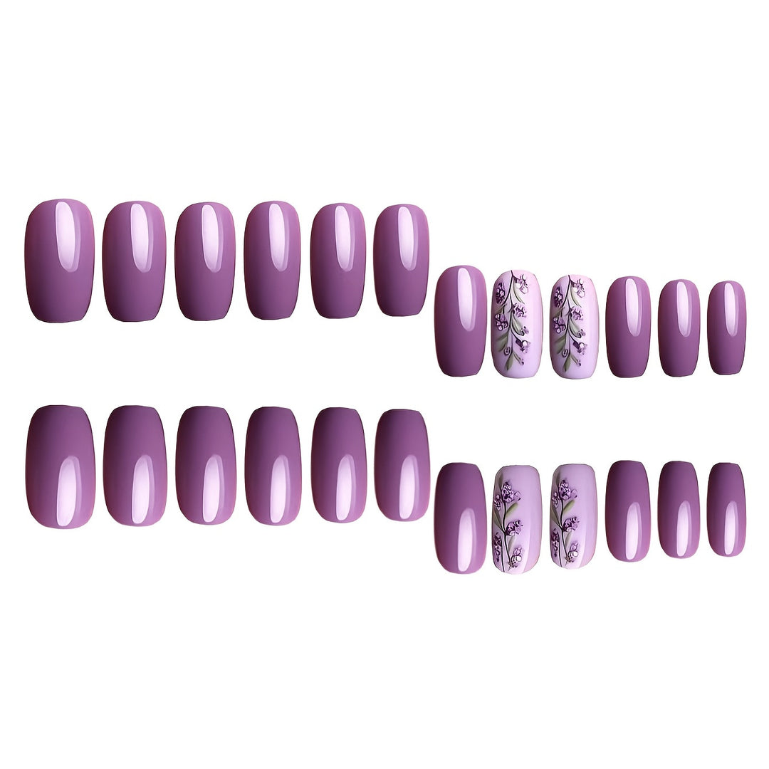 Floral Embellished Nail Art Set Kalsten