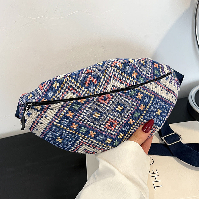 Bohemian Style Woven Fanny Pack