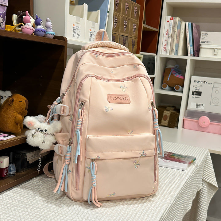 Embroidered Multi-Functional Backpack Kalsten