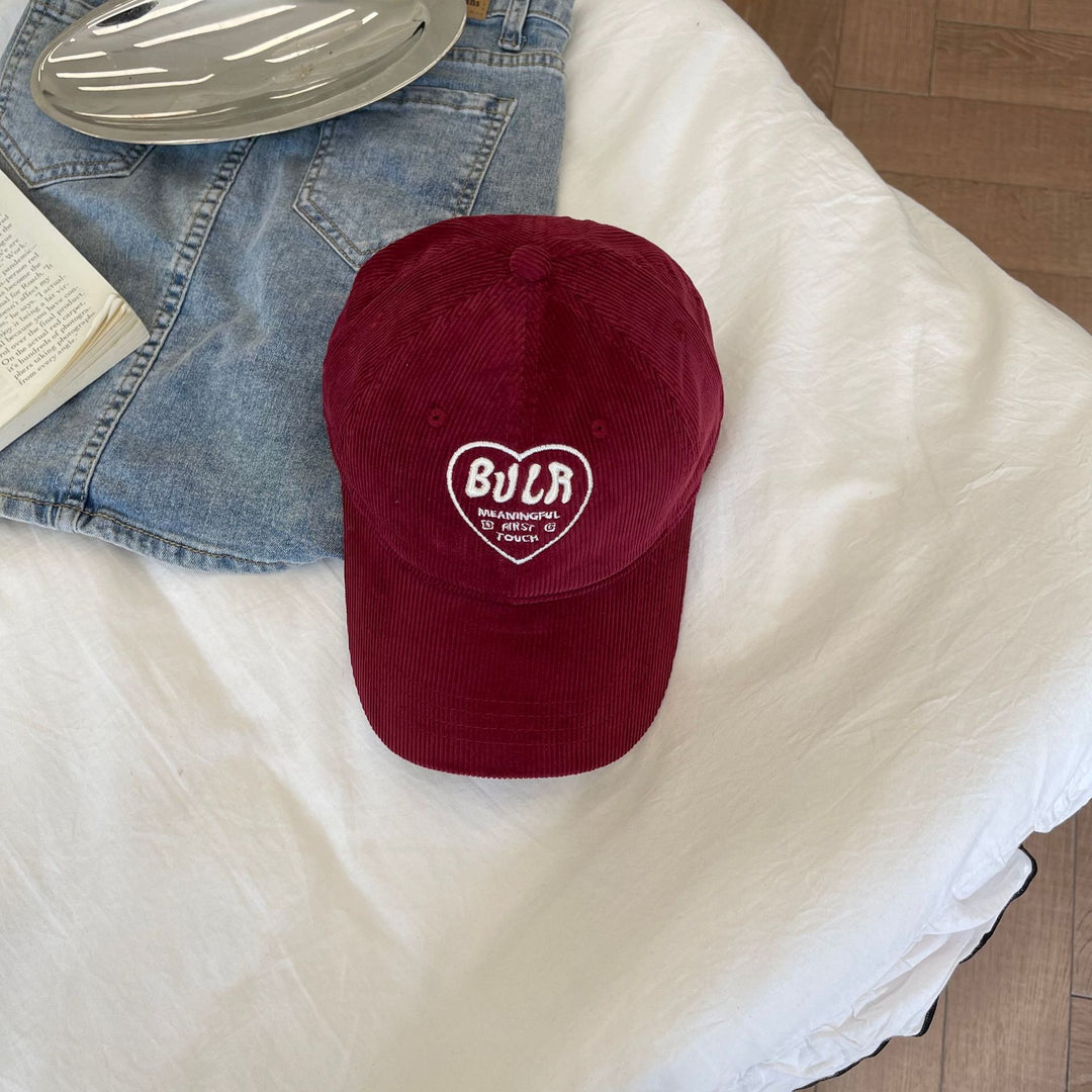 Women's Textured Corduroy Baseball Cap Kalsten