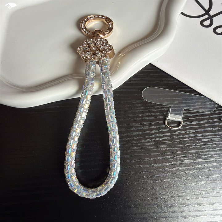 Elegant Crystal-Accented Keychain Holder Kalsten
