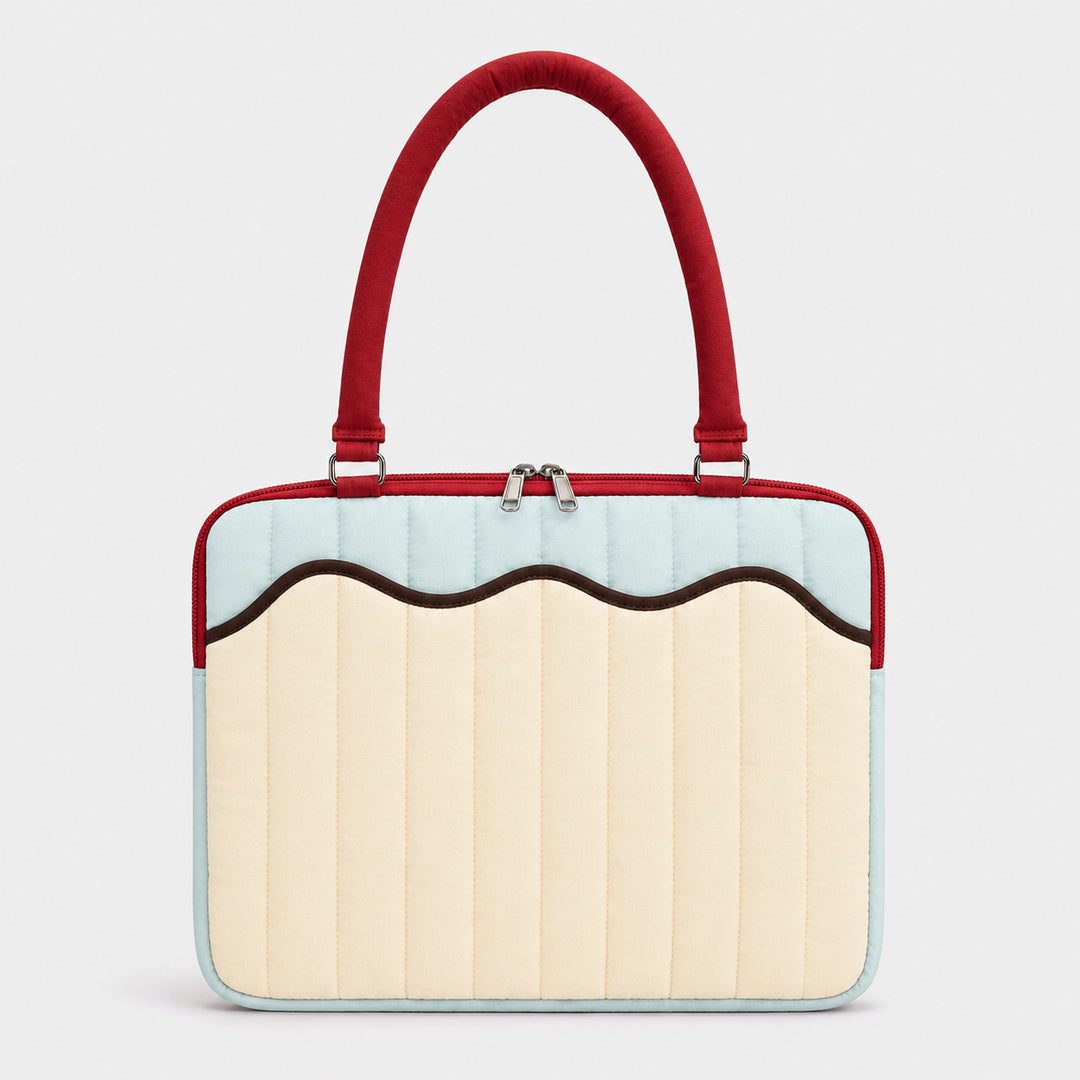 Quilted Laptop Sleeve Tote