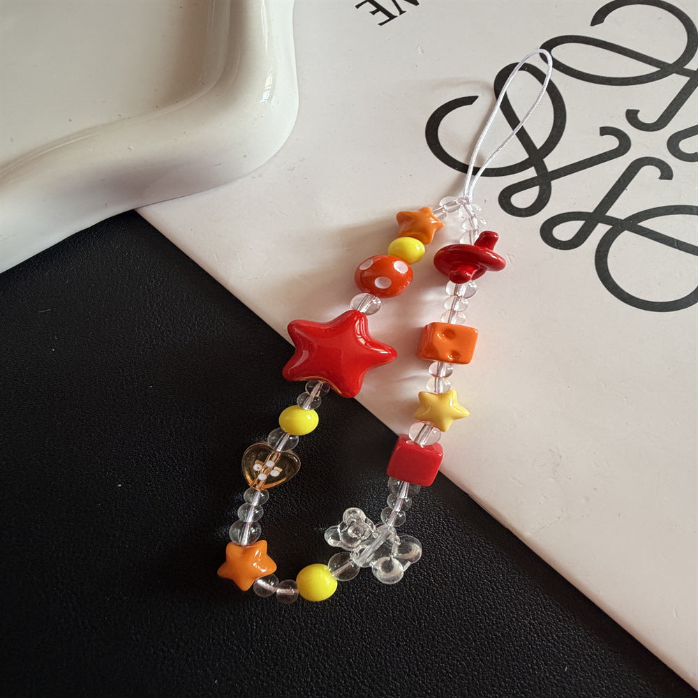 Colorful Beaded Charm Necklace Kalsten 1790135794