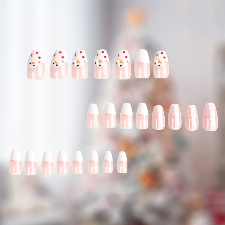 Artful Nail Art in Festive Winter Design Kalsten
