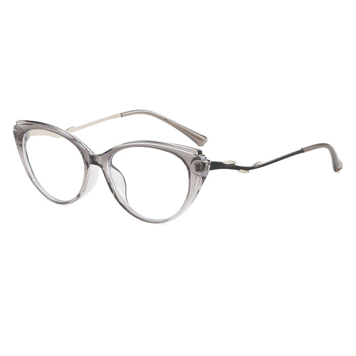 Fashionable Cat-Eye Glasses with Filigree Design Kalsten