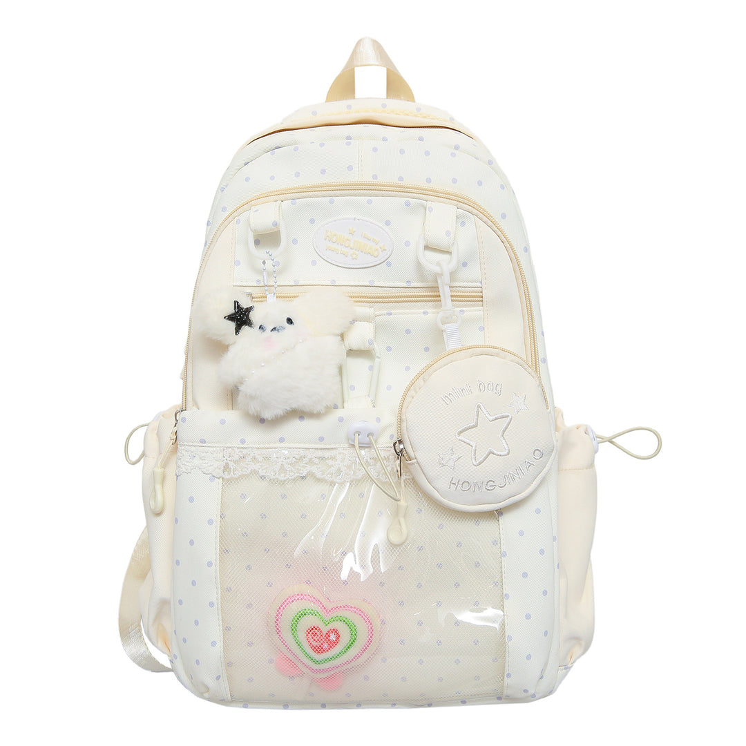 Charming Polka Dot Backpack Kalsten