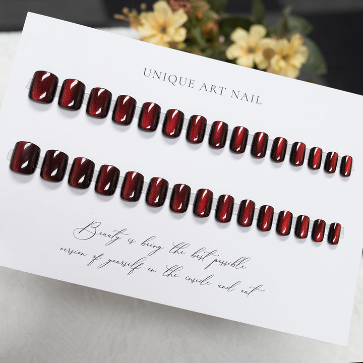 Glossy Acrylic Press-On Nail Set