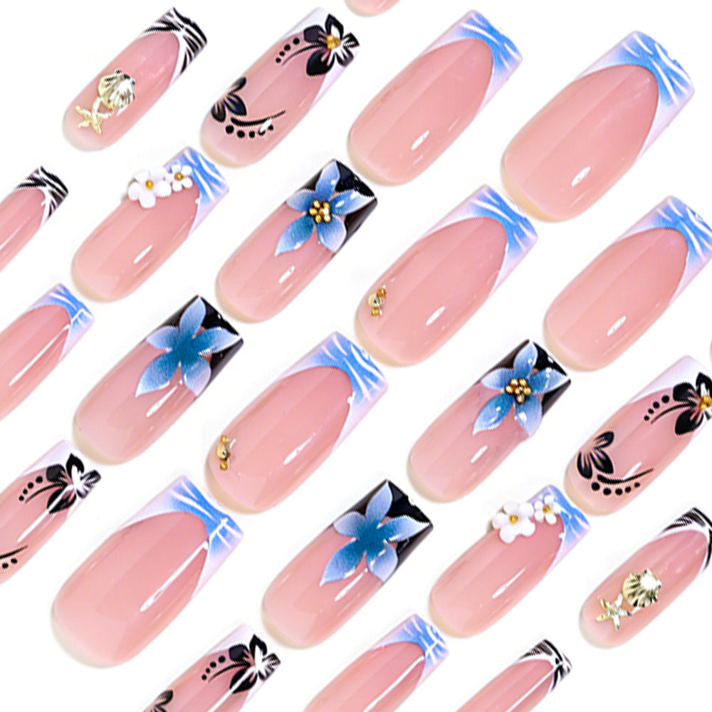 Floral Pattern Nail Art Extensions Kalsten