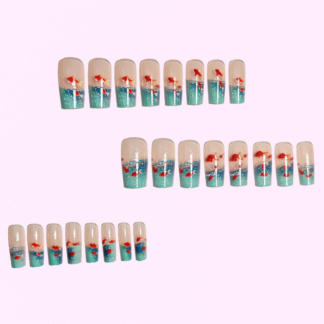 Aquatic Fantasy Nail Art Kalsten