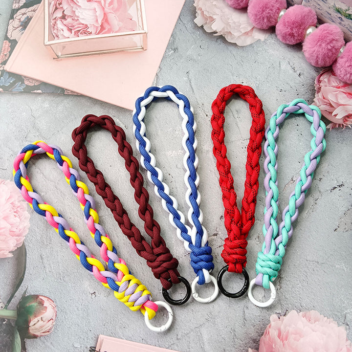 Textured Braided Keychain Holder Kalsten