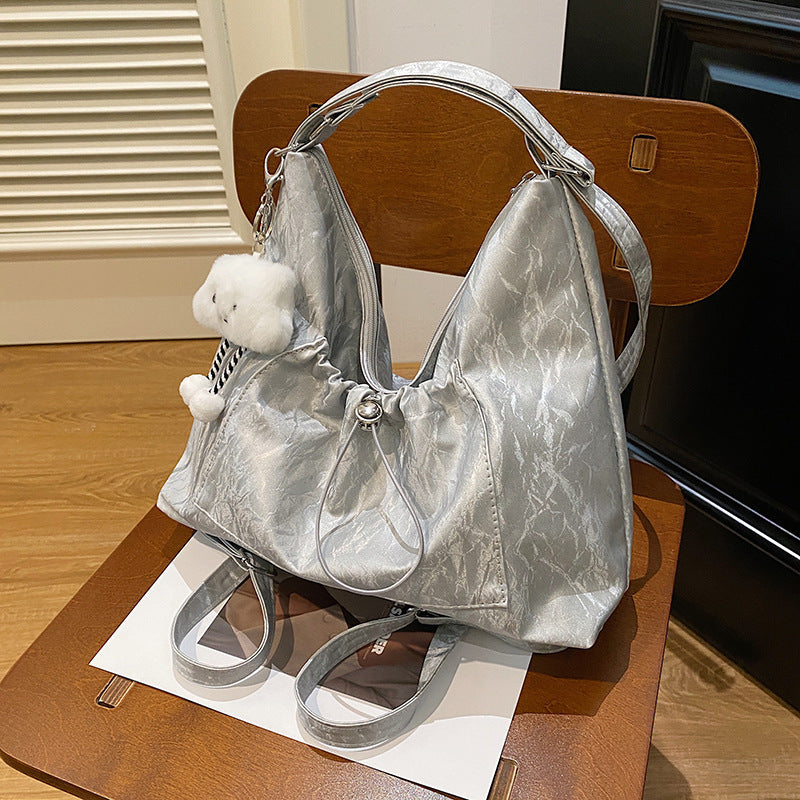 Crinkled Pouch Handbag Kalsten