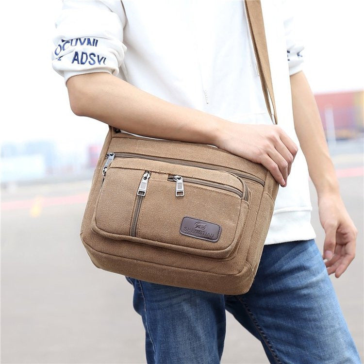 Durable Canvas Crossbody Bag