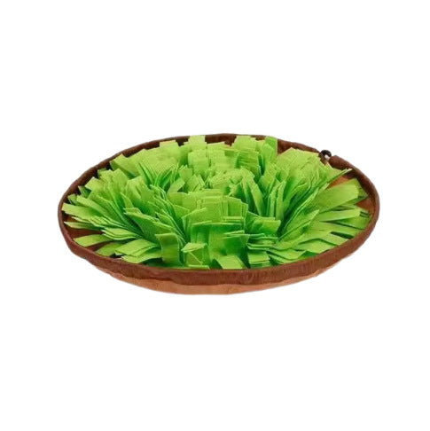Flower-Shaped Puzzle Feeding Mat Dog Bed