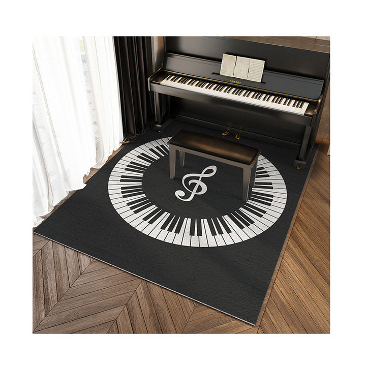 Music-Themed Area Rug