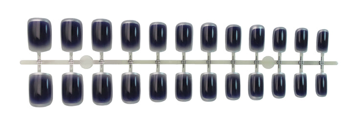Acrylic nail set with luxurious gradient and modern accents Kalsten