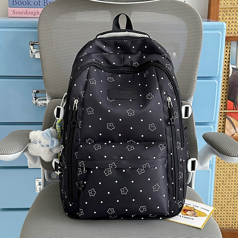 Trendy Floral Print Backpack Kalsten