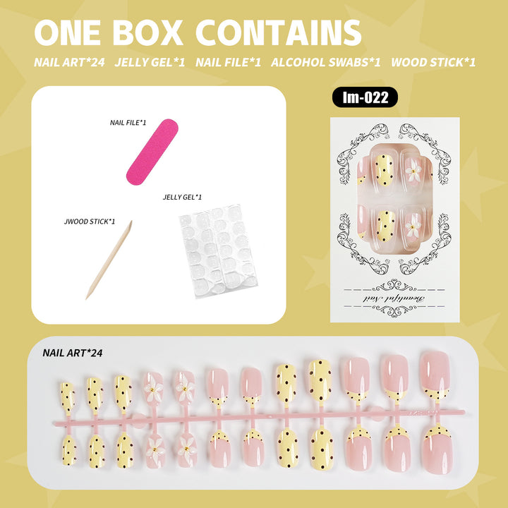 Artistic Press-On Nail Set