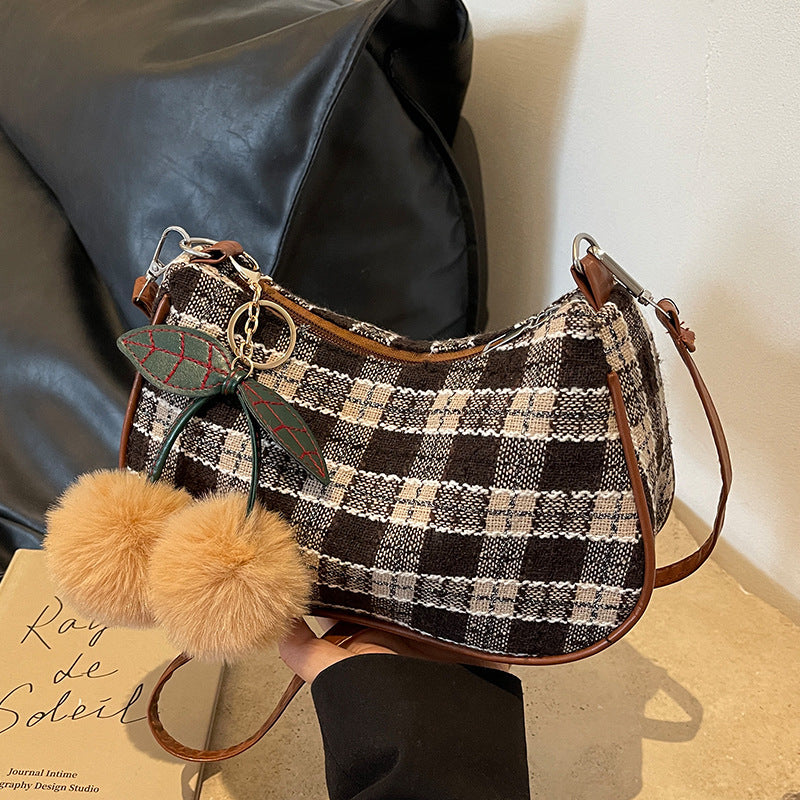 Plaid Crossbody Bag