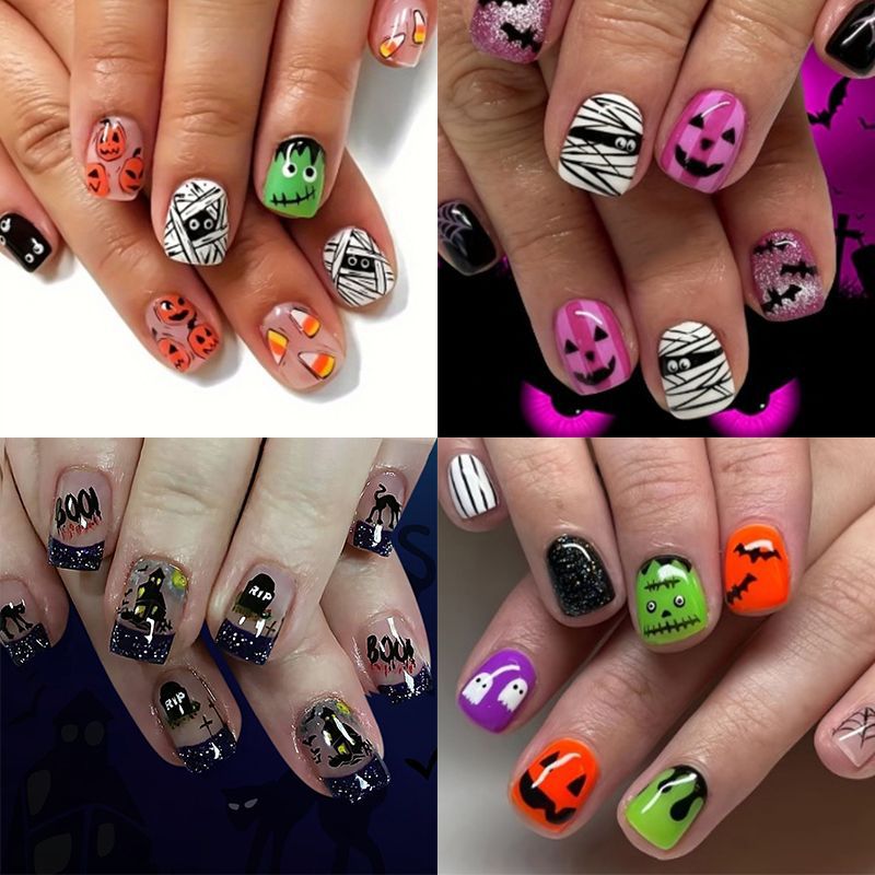 Artistic Halloween-Themed Nail Art Kalsten 1789915324