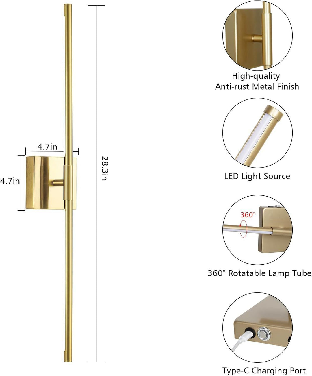 Minimalist LED Wall Lamp