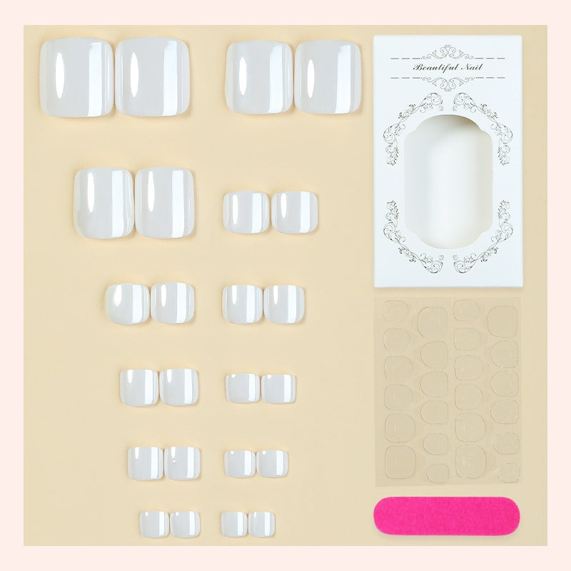 Artificial Nail Set with Elegant French Tips Kalsten