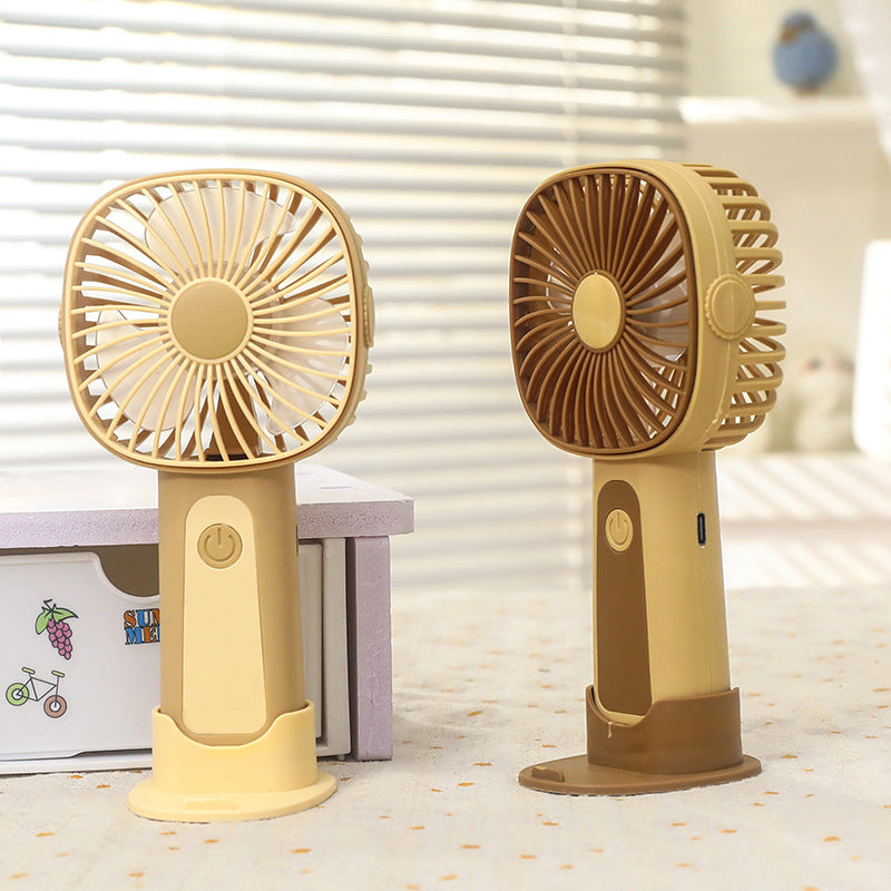 Women's Portable USB Hand Fan with Adjustable Tilt Angle Kalsten