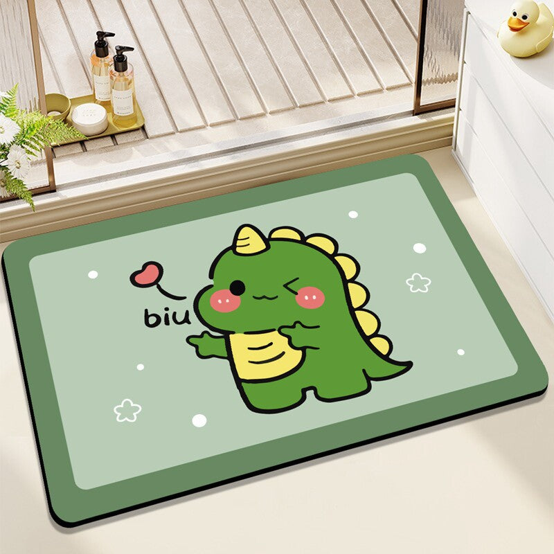 Cute Bear-Themed Decorative Mat
