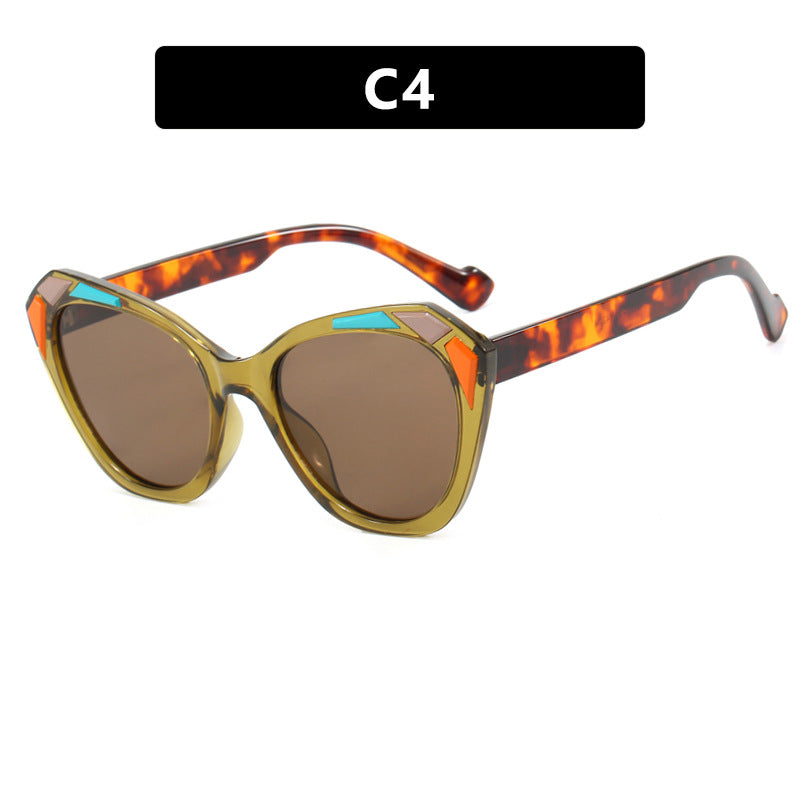 Ladies Cat Eye Sunglasses with Fashionable Details Kalsten