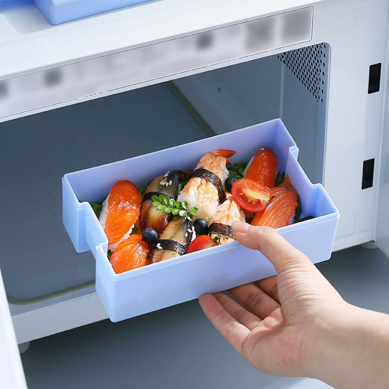 Multi-Layered Lunch Box with Integrated Cutlery
