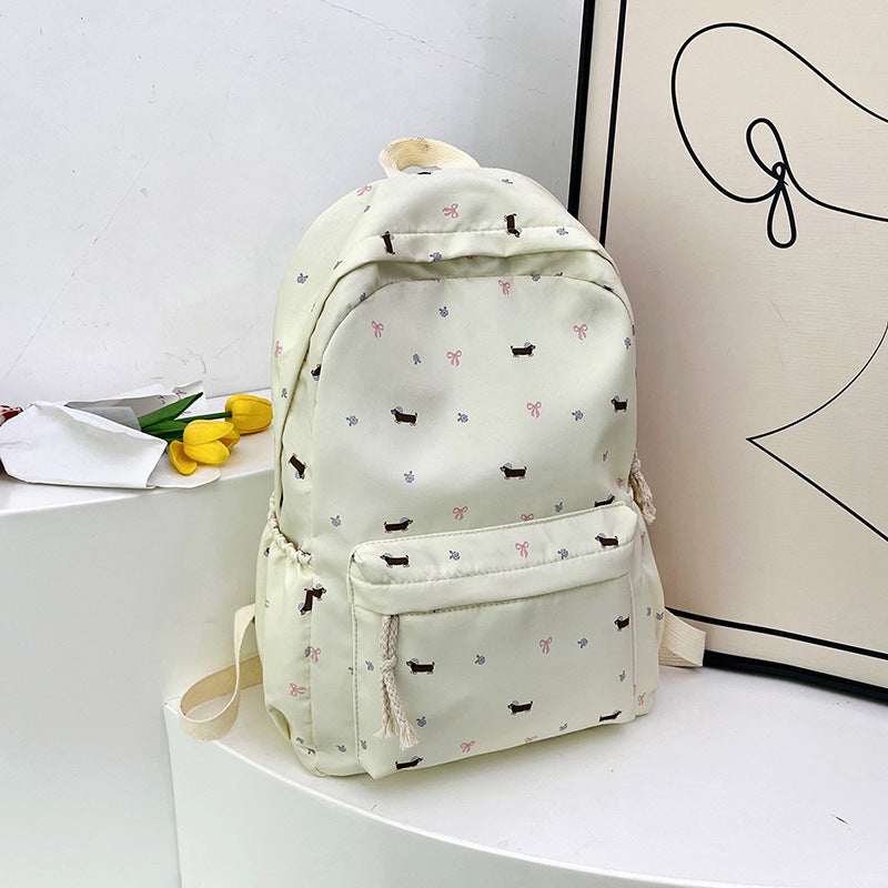 Dog-Themed Casual Backpack Kalsten