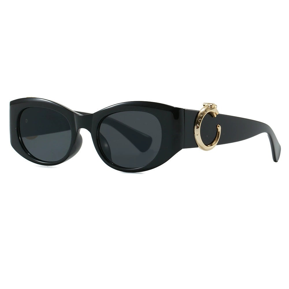 Women's elegant Cat-Eye sunglasses with golden details Kalsten
