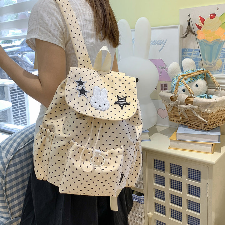 Cute Animal-Themed Polka Dot Backpack Kalsten