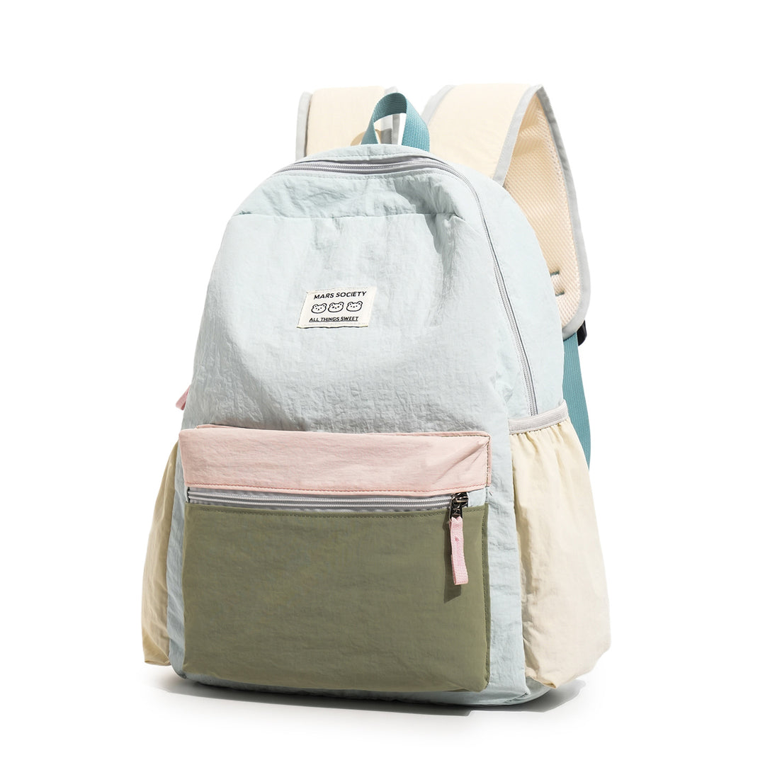 Color-Block Casual Backpack Kalsten