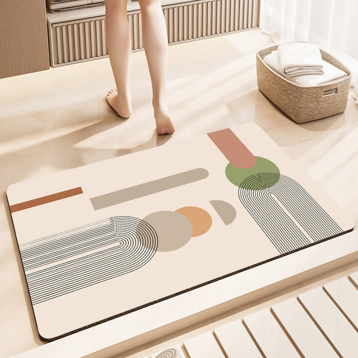 Geometric Patterned Anti-Fatigue Bath Mat Kalsten