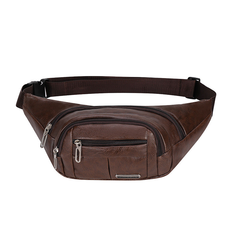 Casual Leather Waist Bag