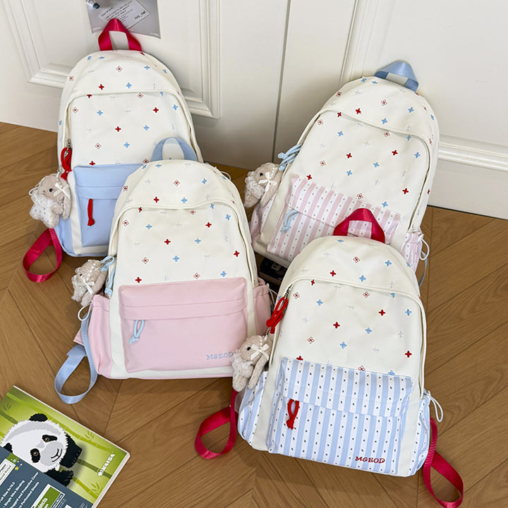 Decorative Floral Embroidered Backpack Kalsten