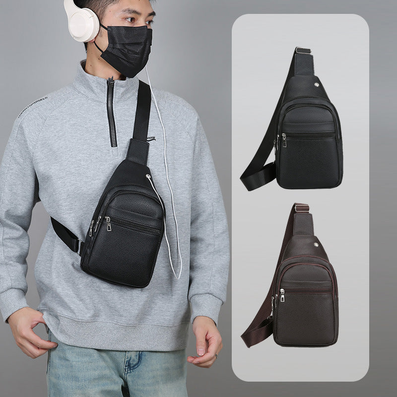 Premium Leather Sling Backpack Kalsten